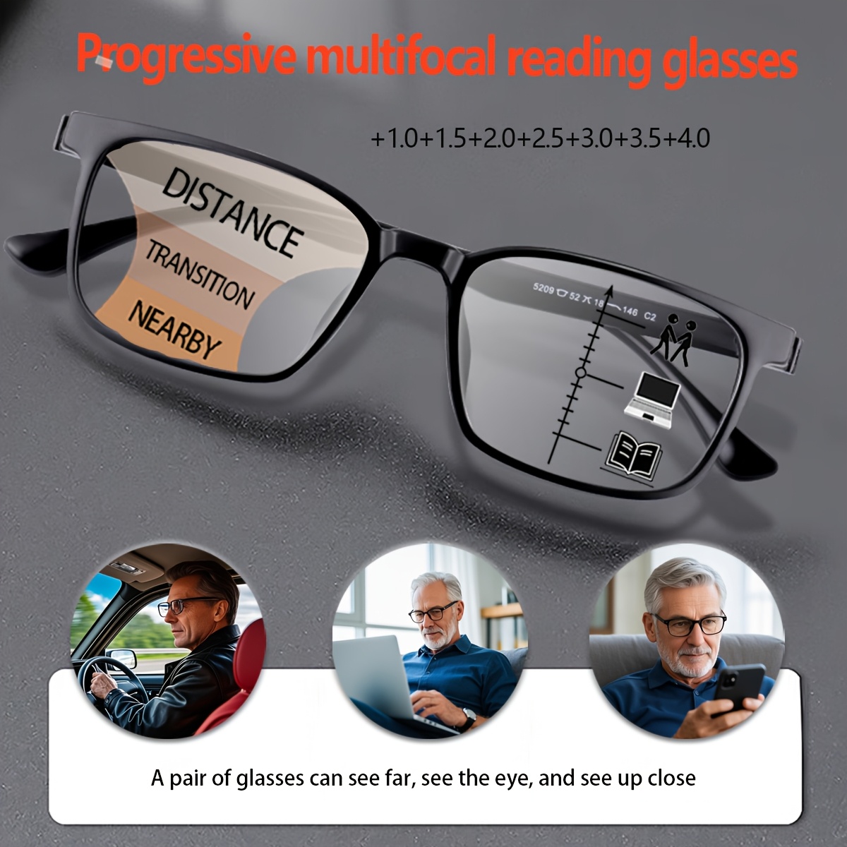 Far Away I See Reading Glasses Farsighted Glasses Sold On Temu