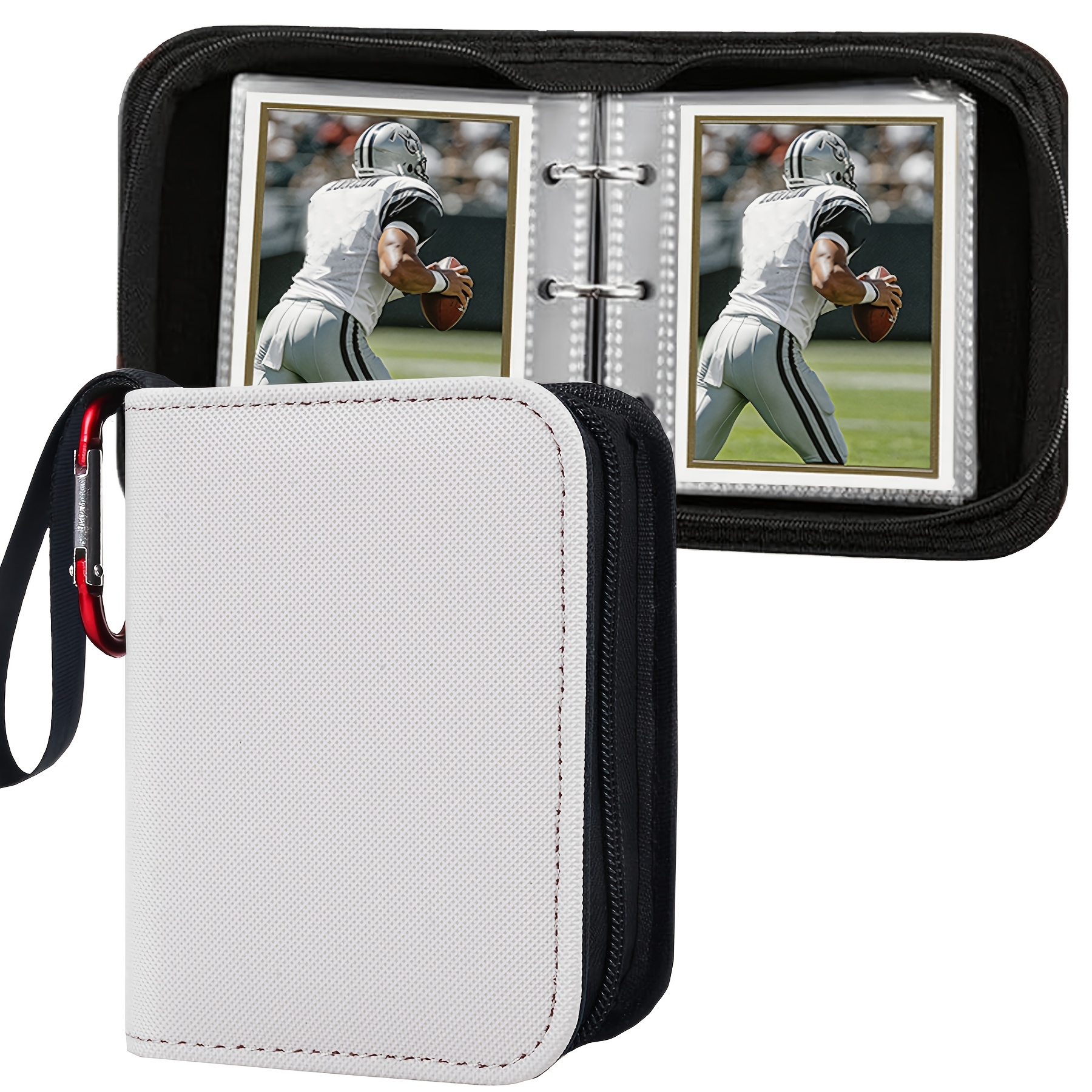 TEMU Portable Card Kaka Binder Album, 1 Pocket Card Binder With 20 Double-sided Pages And 40 Pockets. Made Of High-quality, It's Durable, Waterproof,