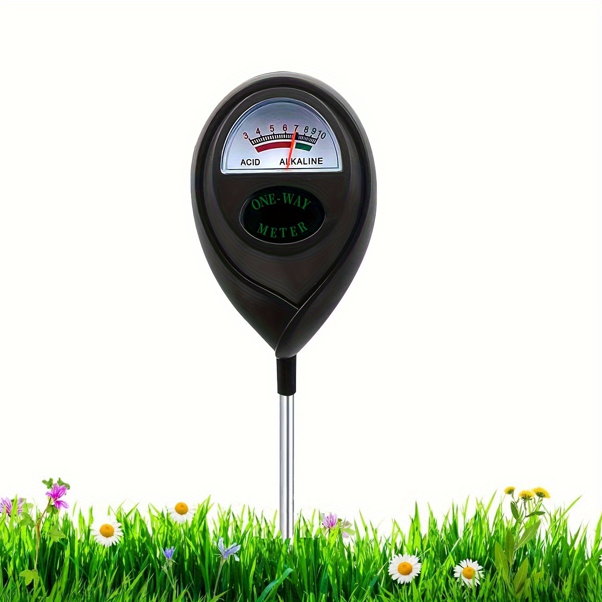 

Soil Ph Tester For Plants - Easy-to-use, No Battery Needed, Gardens, Lawns & Potted Plants - Ideal Gift For Plant Lovers