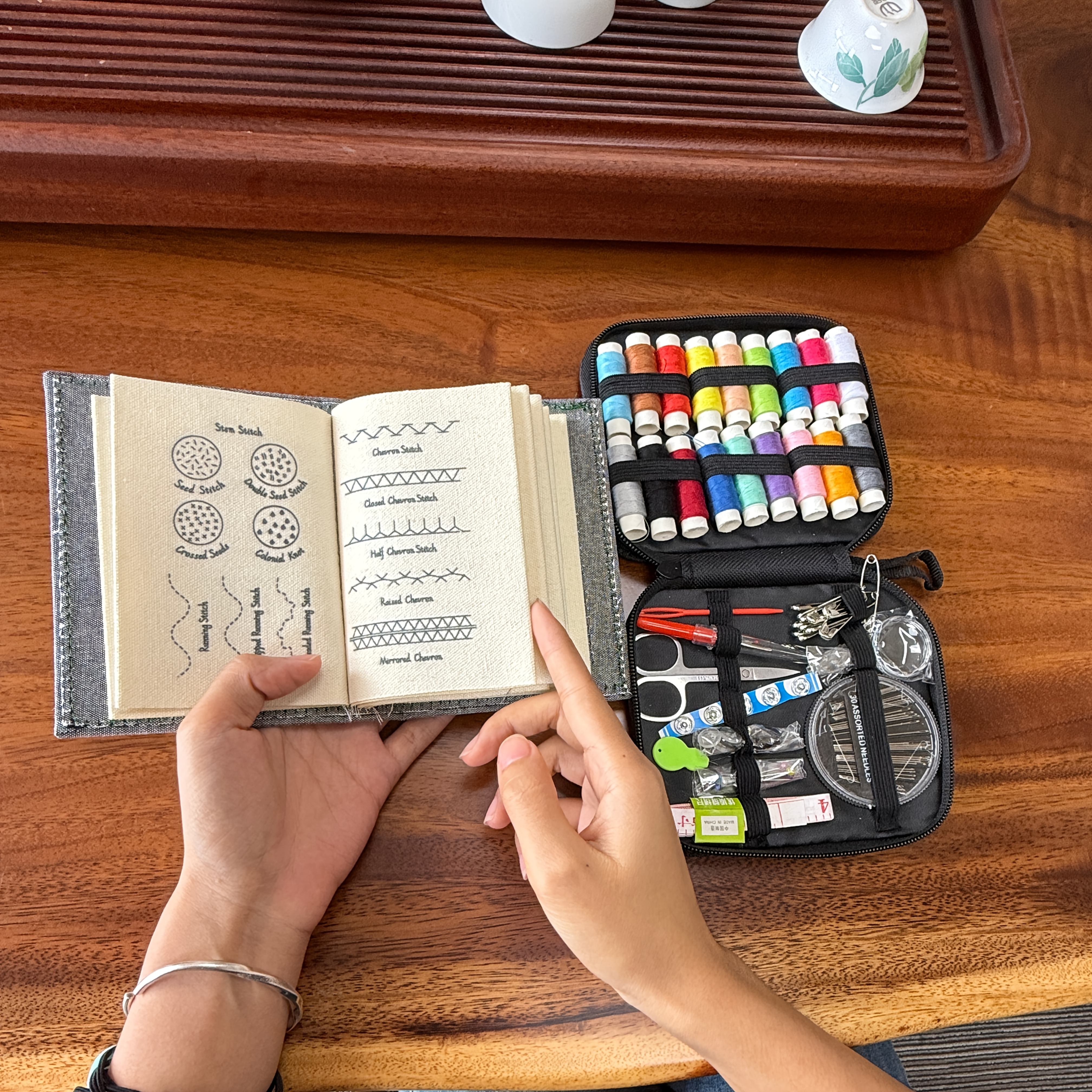 TEMU New Pattern Exercise Book Can Diy Book, High-quality Sewing Kit, Embroidery Sewing Book, Embroidery Sewing Book, Embroidery Book, Small And