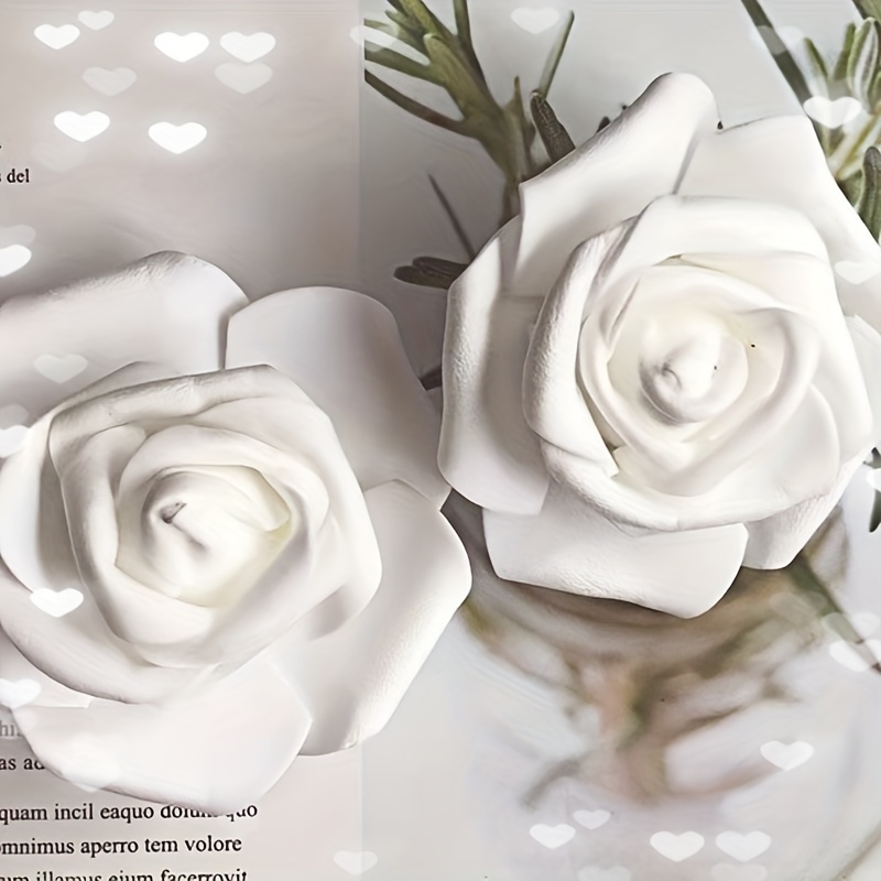 

33pcs Foam Rose Heads, Artificial Foam Roses Without Stems Or Leaves, Suitable For Wedding Decorations, Home Decor, And Holiday Party Supplies.