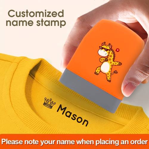1 name stamps label stamps fabric stamps name stamps waterproof stamps summer camps and activities durable non fading