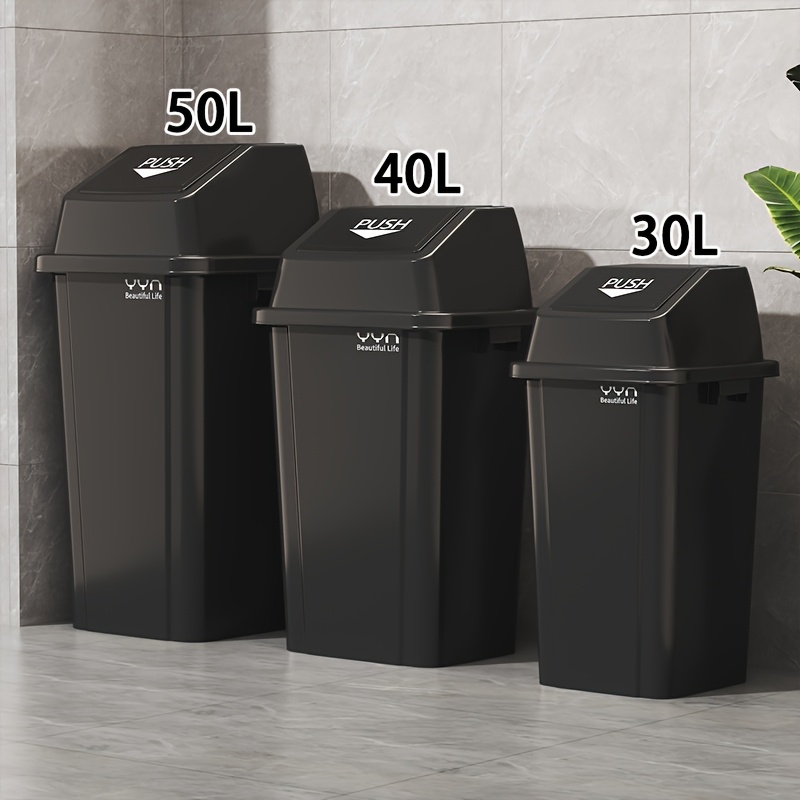 poubelle salle fine 30l/40l/50l grand bac à Temu Belgium