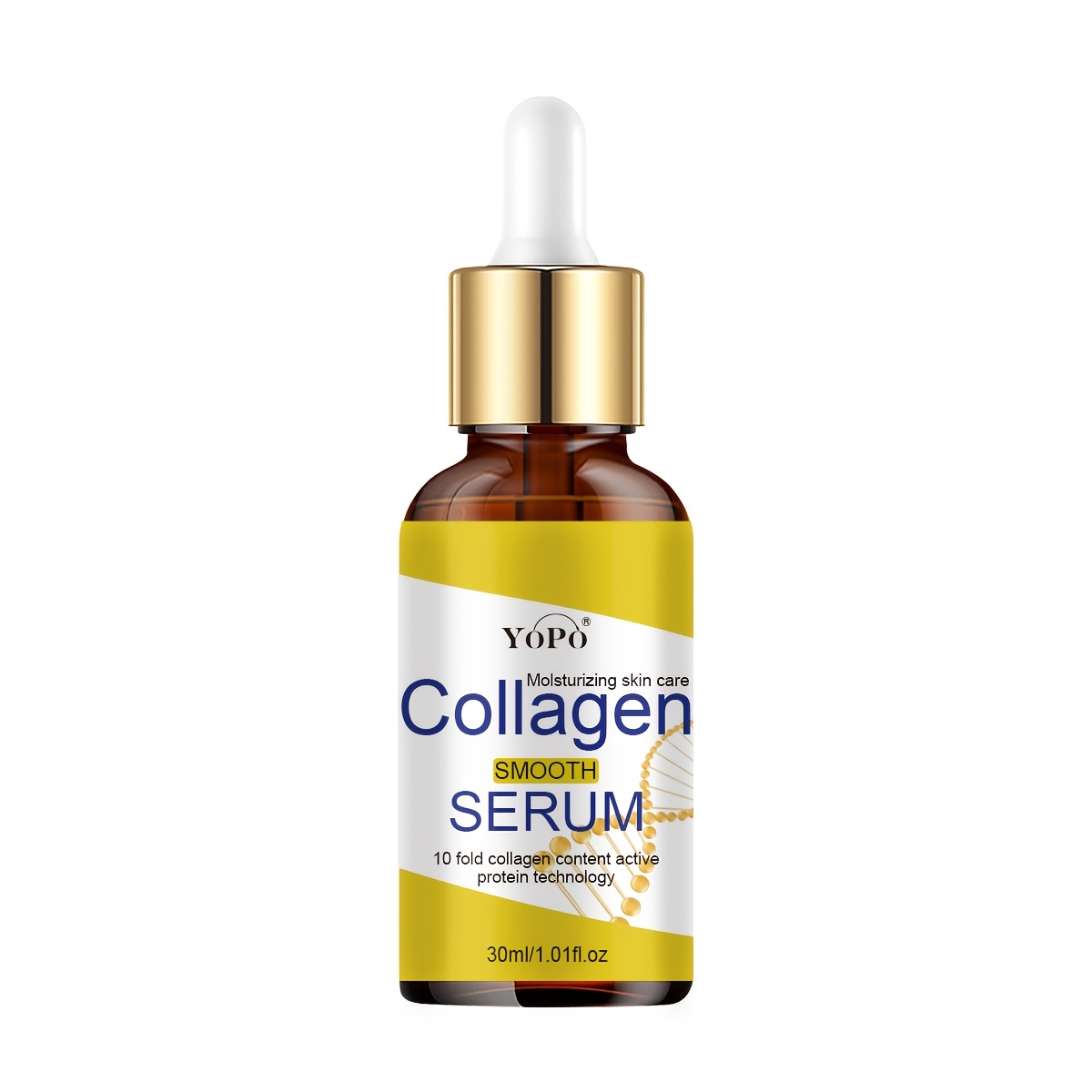 Yopo 10x Collagen Boosting Serum With Protein Technology, Daily Moisturizing & Plumping Face, , Hydrates & Improves Skin Elasticity For A Radiance
