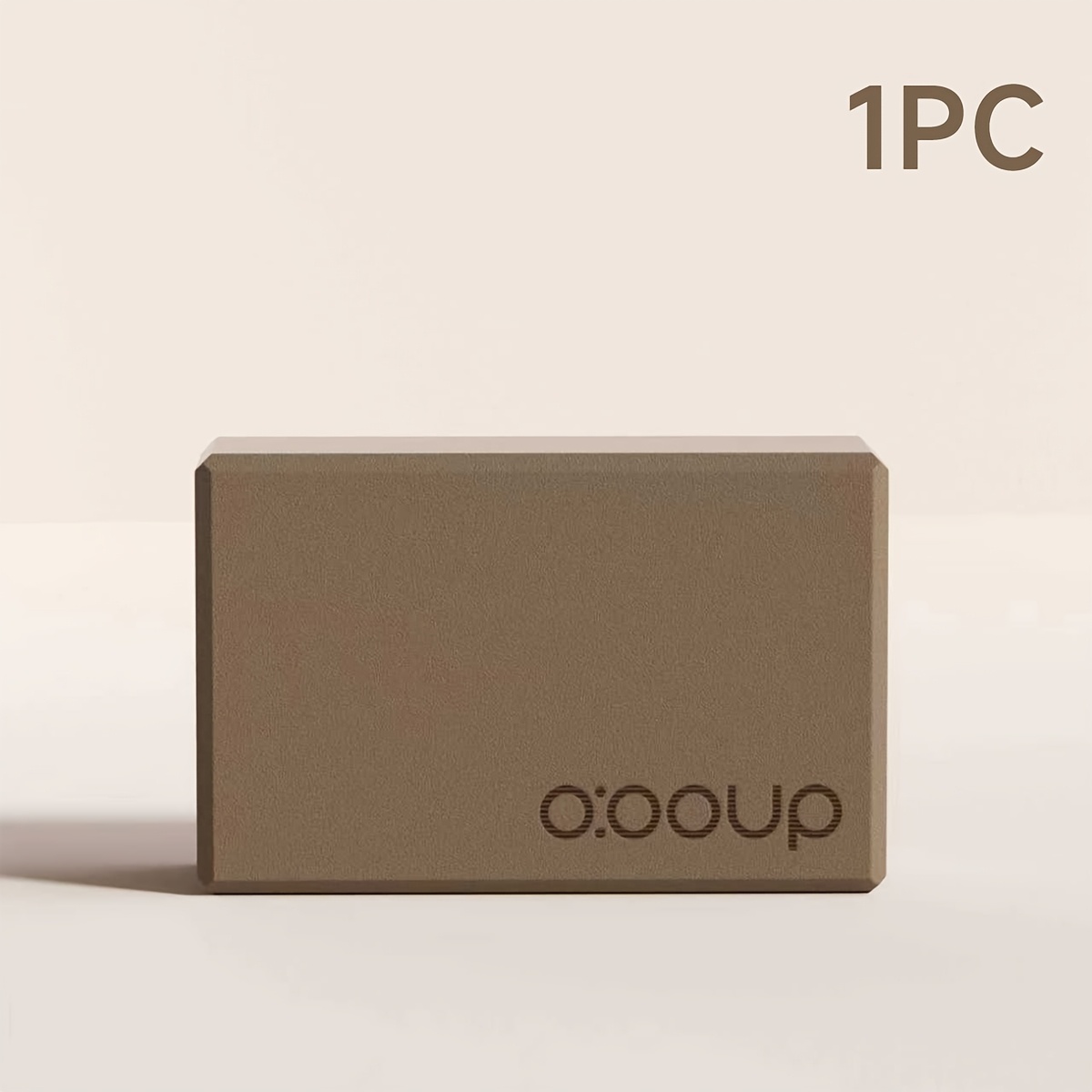 TEMU 1pc 300g High-density Yoga Block, Eva Foam Brick, Supportive Yoga Accessory Brick, Suitable For Yoga, Pilates, Fitness, Dance Practice, And
