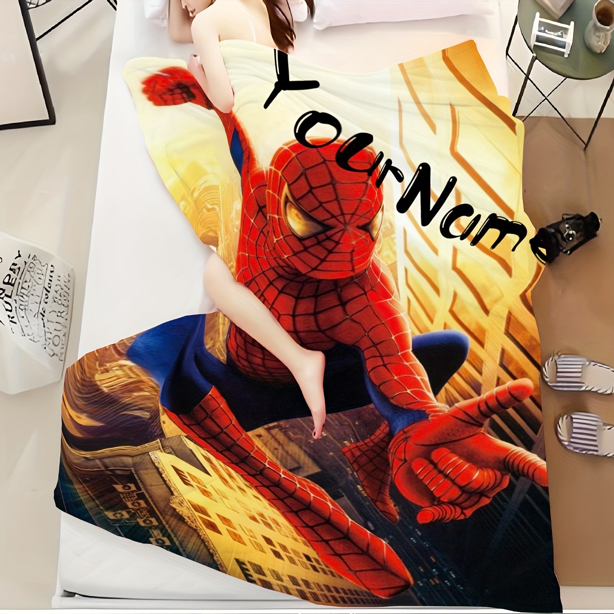 

Personalized Spider- Blanket - For , Bed, & - , For , For Boys & Adults