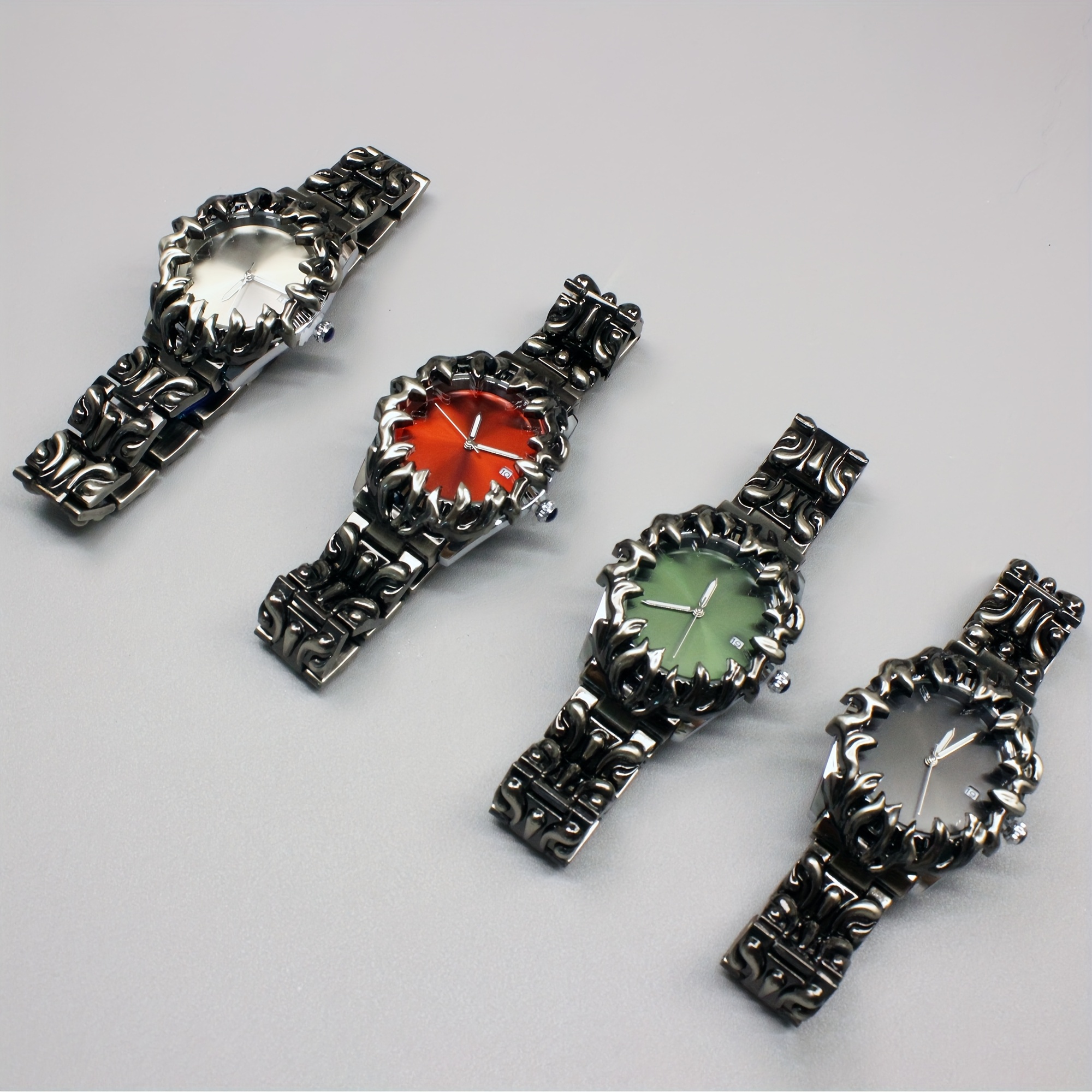 時計 vintage agete square Watch Hawaiian y2k vintage agete square Watch Hawaiian y2k Vintage Punk 3 Watches