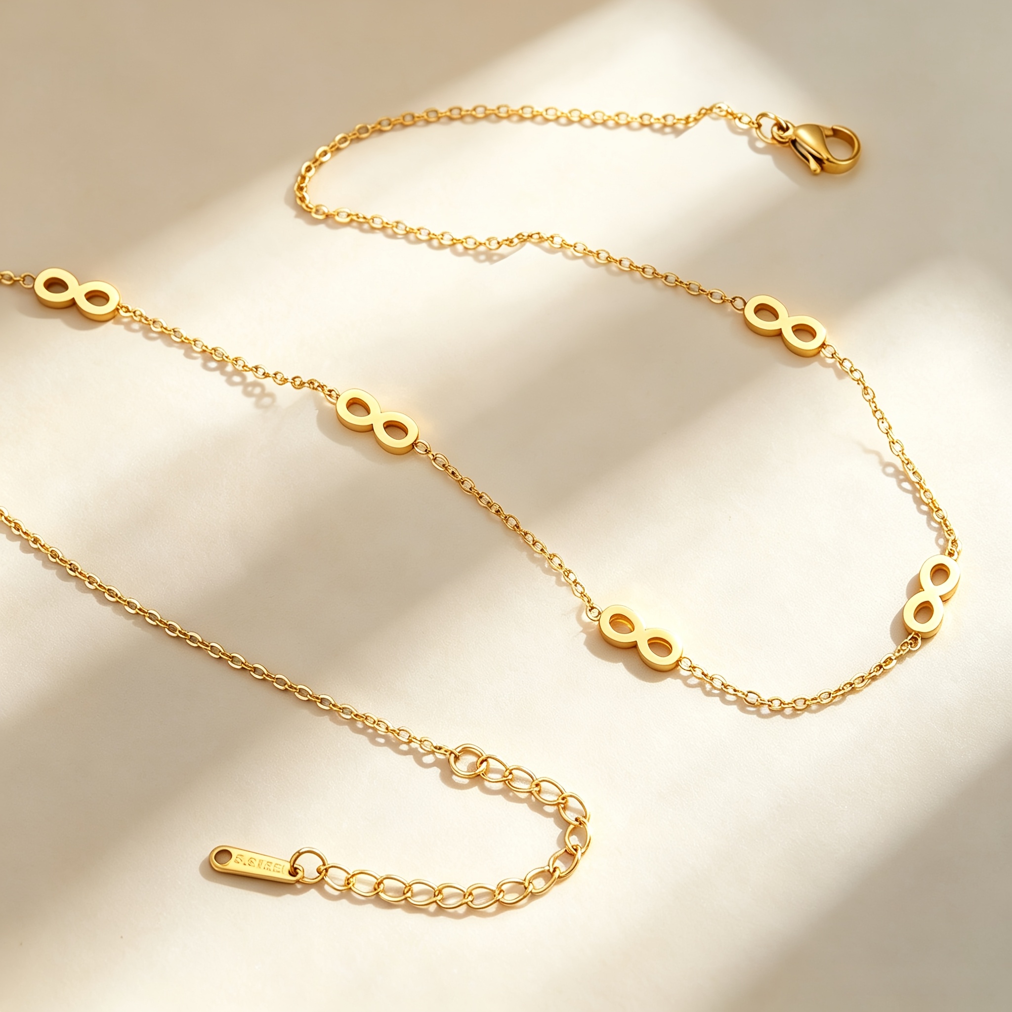 Western Instagram Style Multi-Layer Infinity Symbol Necklace
