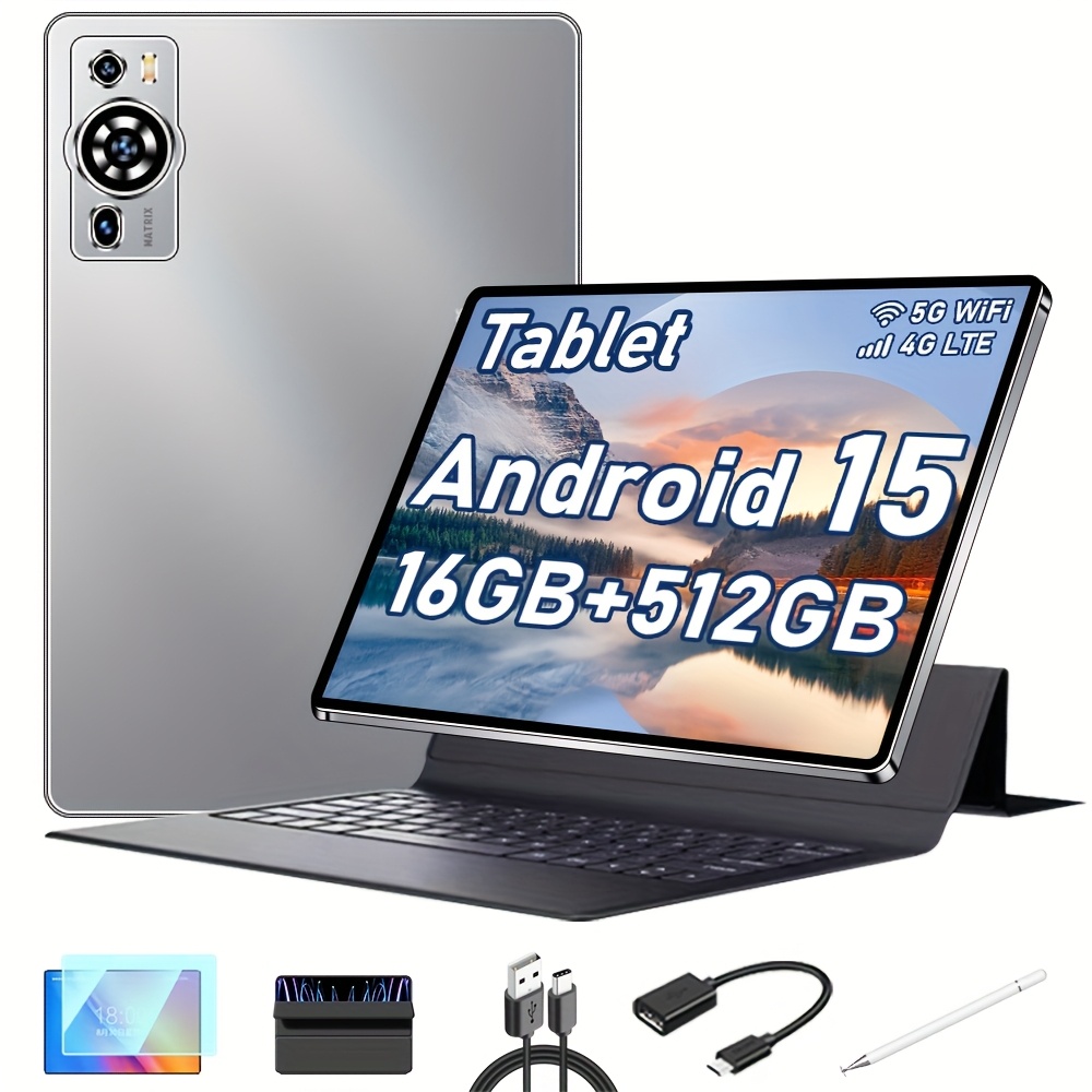 UXD A5 Android 15 Tablet 10,1-inch IPS-scherm