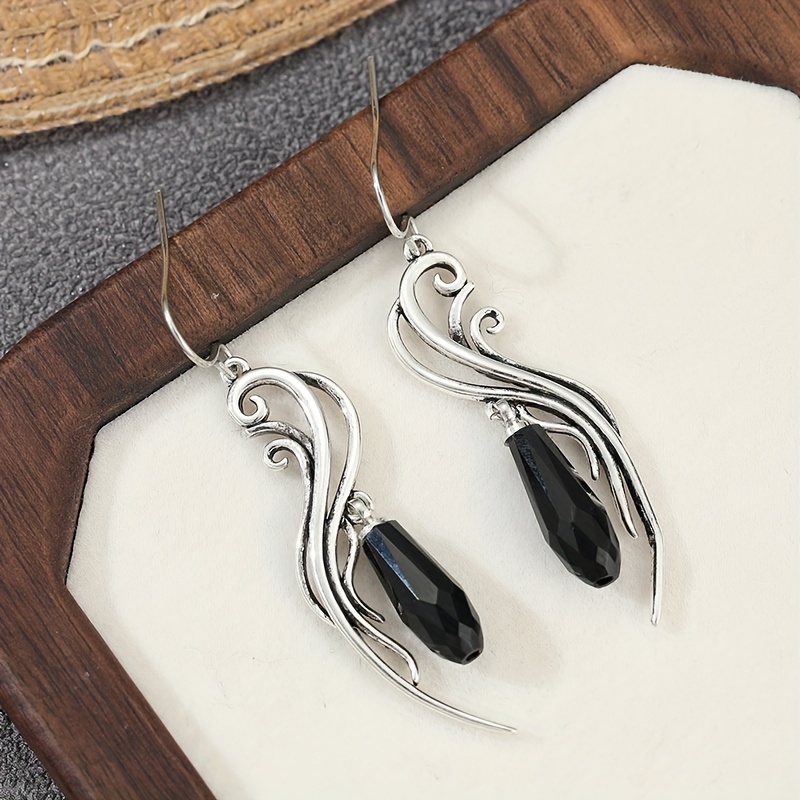 E-shop YOYO Handgeschnitzte Bohemian Hohlmuster Ohrringe - Vintage Kupfer Hängeohrringe geeignet für Weihnachten, & Ganzjahres-Outfits
