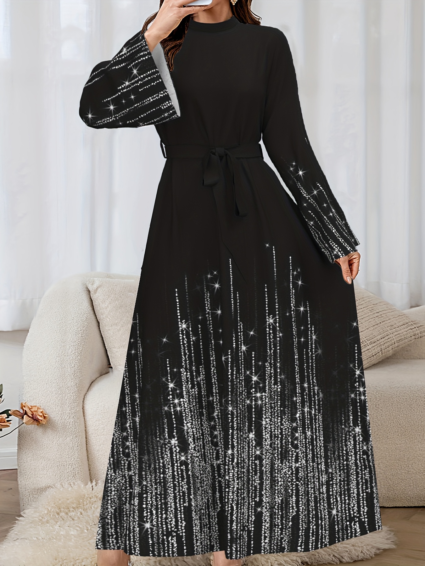 green emerald velvet dress Colette by Daphne CL8425 Long Sequin Formal Prom Dress