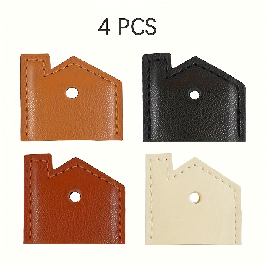 4pcs Key Protective Cover, Protective Cover, Key Identification Cap Keychain, Key Classification Identification Cover For Home Office, Key Decoration Supplies