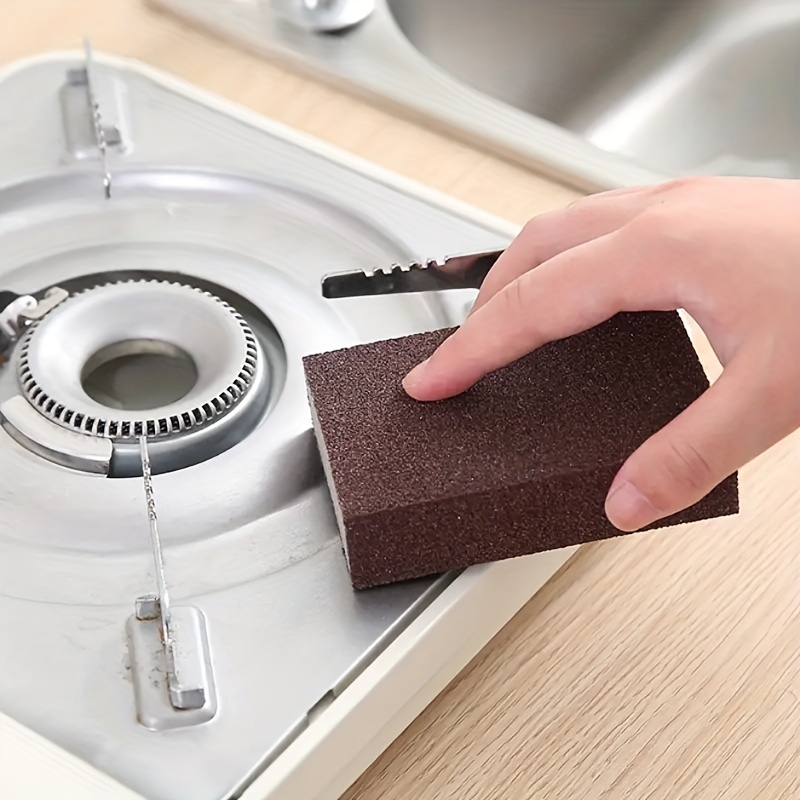 1 Grill Cleaning Brick, Grill Cleaning Block, Descaling Cleaning Stone For Removing Stains From And Flat Top Griddles, Household Cleaning Pot Brush, Stove Brush, Kitchen Supplies, Kitchen Accessories
