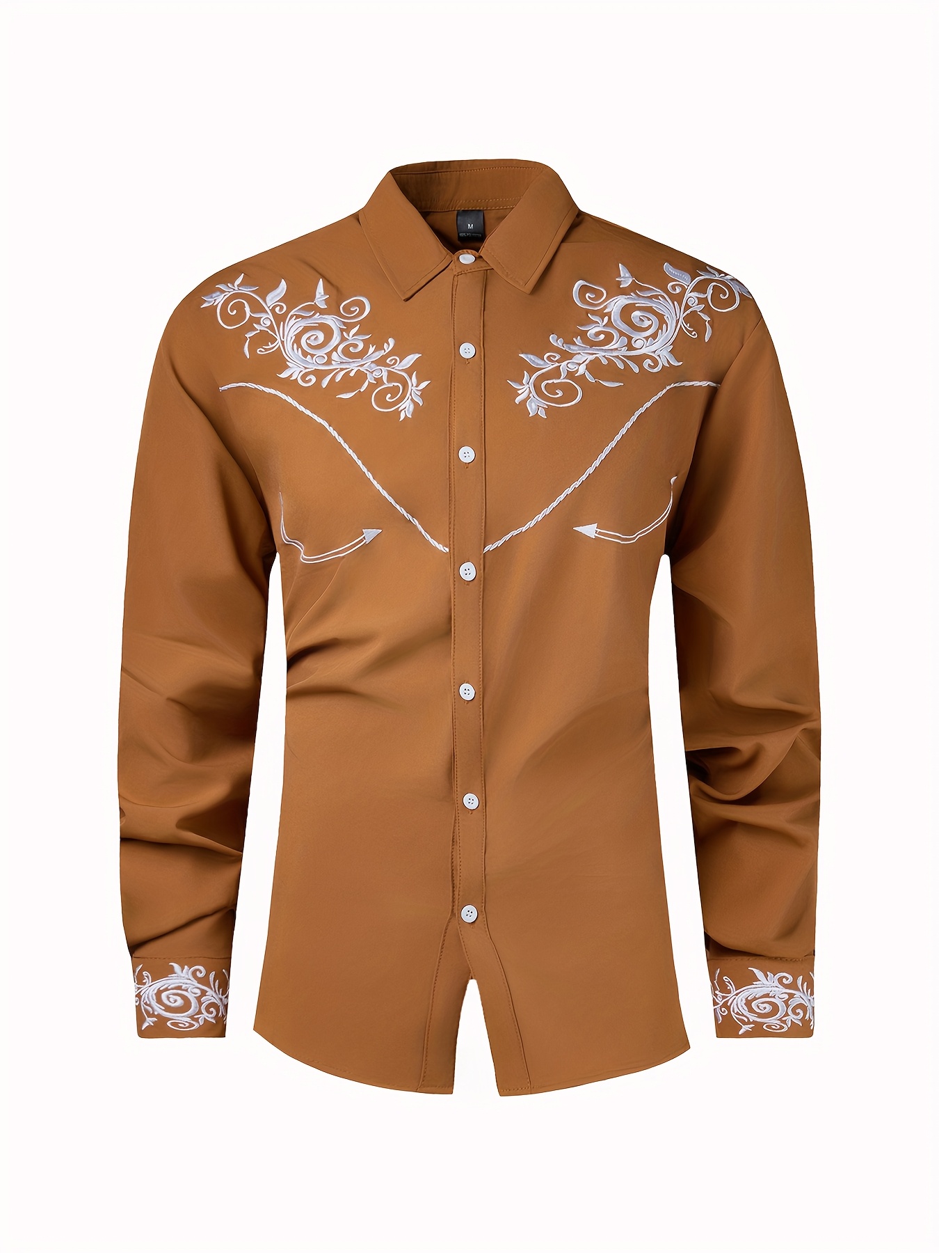 serin elegant dresses Linen shirt with embroidered logo