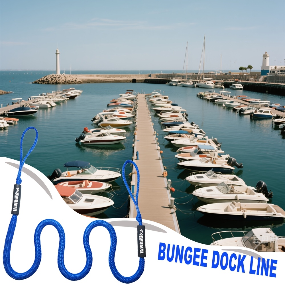 Heavy-Duty Bungee Dock Line with Foam Float