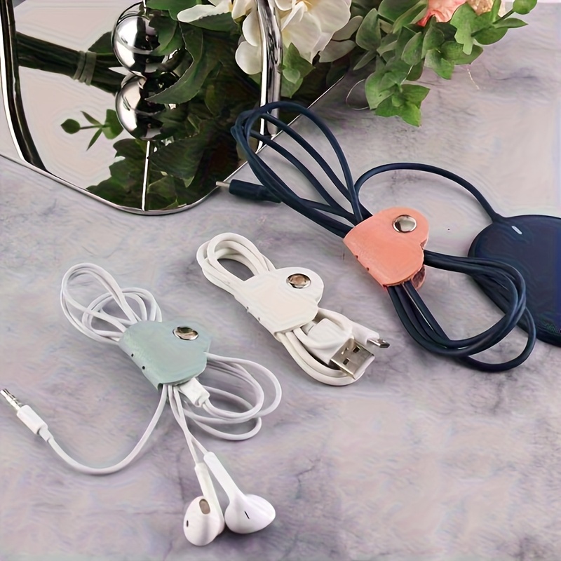 organizador de cabos   de   multicolorido, 8 unidades, compacto para auscultadores, carregadores e cabos usb, um presente elegante e   adequado para homens e mulheres, organizador multifuncional | organizador   | durável