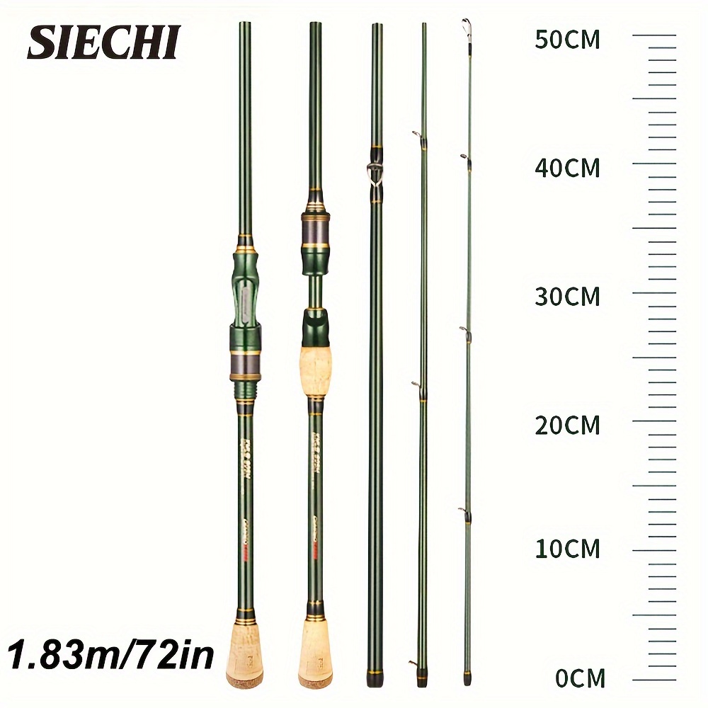 Siechi Carbon Lure Fishing Rod Portable Plug in Straight - Temu United  Kingdom