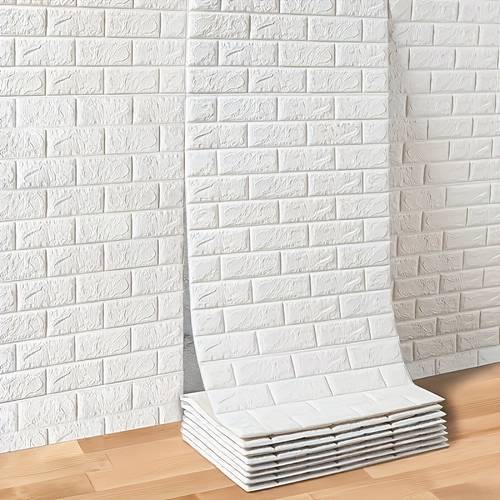 azulejos de pared de espuma 3d, paneles de pared autoadhesivos con diseño de , decorativa, pegatinas para paredes, de limpiar e instalar, ideal para sala, cocina, dormitorio, o