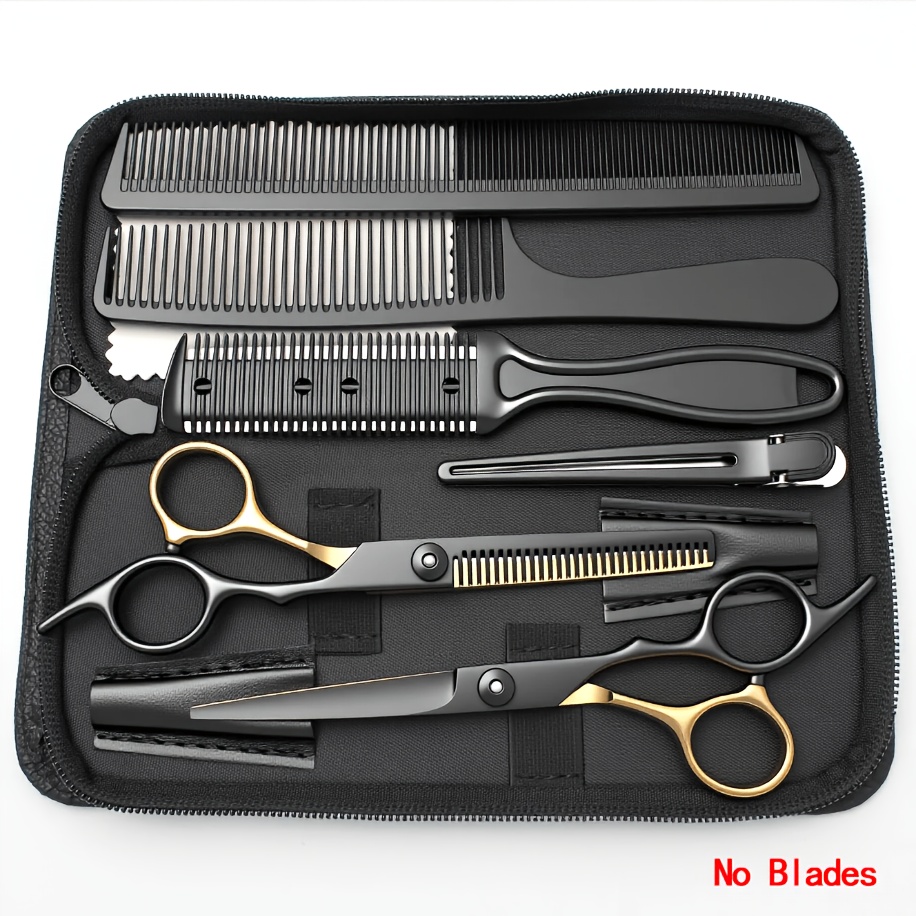 Image of Hairdressing Scissors Japan Stainless Hair Thinning Scissors Hair Cutting Comb Haircut Set For Hairdressing Barber Included C1001