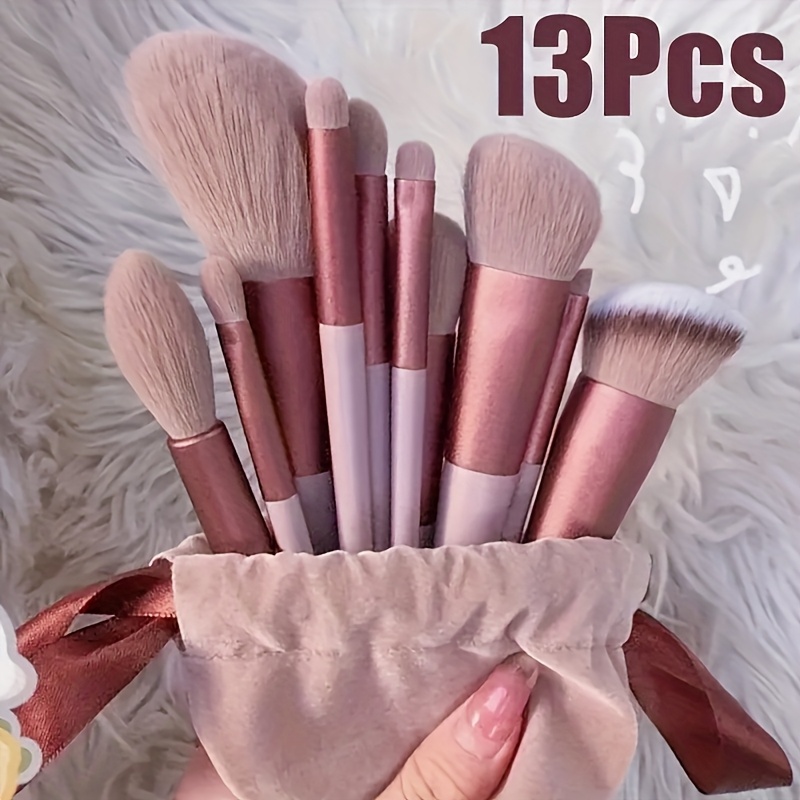 13  makeup brush set soft   ethically made brushes for eye shadow foundation bb cream concealer blush powder and blending   womens   routine Product details 1