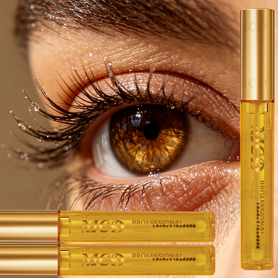Image of 3pcs Nourishing Eyelash And Eyebrow Enhancer Serum - For , Fuller, Volumizing Eyebrow Enhancer Serum - And Curling Eyelashes, Eye Cosmetics Gel Mascara Cream