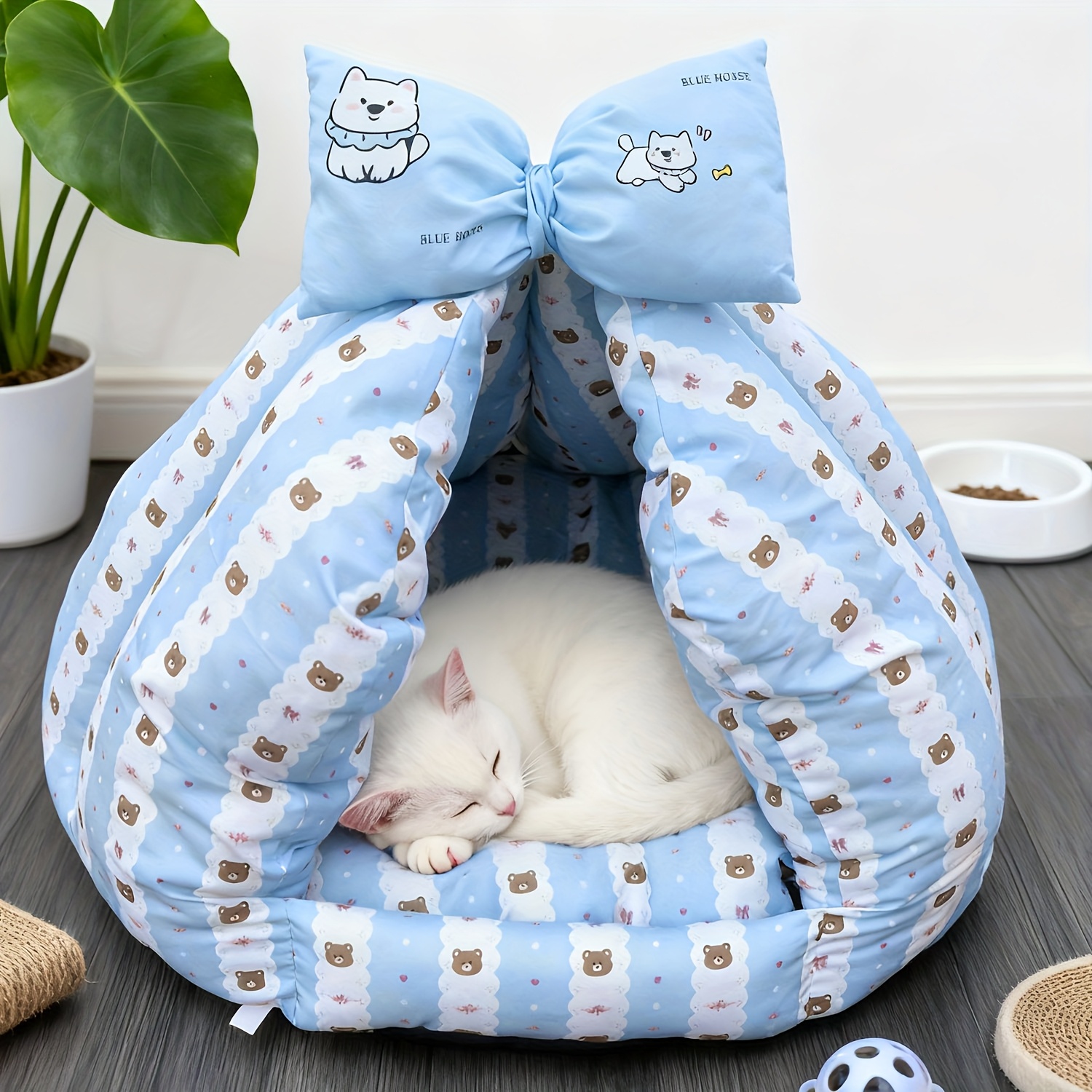 semi enclosed small pet bed suitable for cats and small dogs in for Product details 2