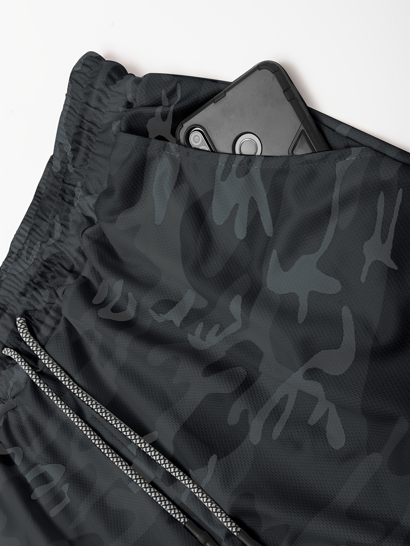 Quick Dry Squat Sports Shorts Men's Casual Pants Running Breathable Fitness Five-point Basketball Pants