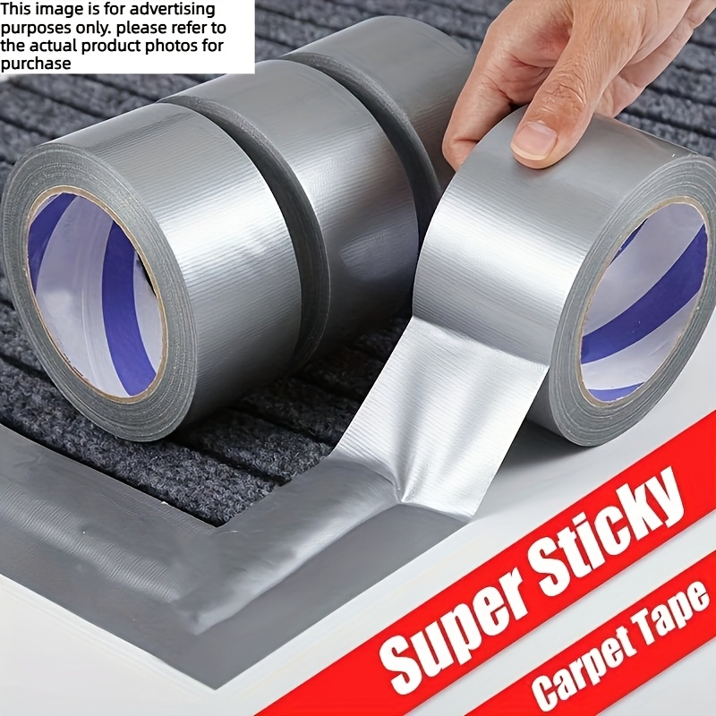 3pcs of super strong fabric tape waterproof heavy duty industrial   tape used to fix carpets tear resistant oil resistant and heat resistant leaving no residue suitable for   surface waterproof and tear resistant 5 meters
