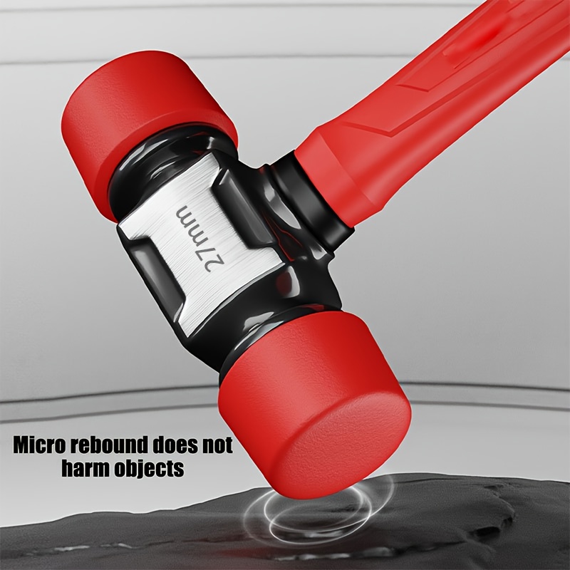 2025 new installation hammer non rebound rubber mallet surface friendly rubber hammer solid rubber mallet wrench rubber hammer tool installation tool suitable for floor laying tile installation woodworking and renovation projects   for professionals and diy enthusiasts rubber hammer rubber mallet plastic hammer Product details 3