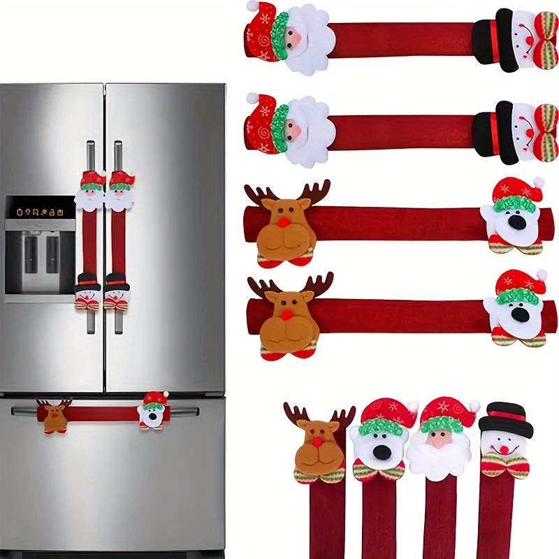 

Christmas Appliance - 4/8pcs Set & Snowman For Refrigerator, , , Dishwasher -