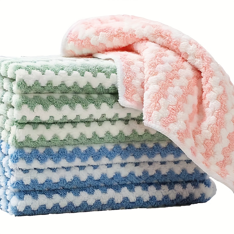 1pc, Scouring Pad, Square Dish Cloths, Simple Style Dish Towel ...