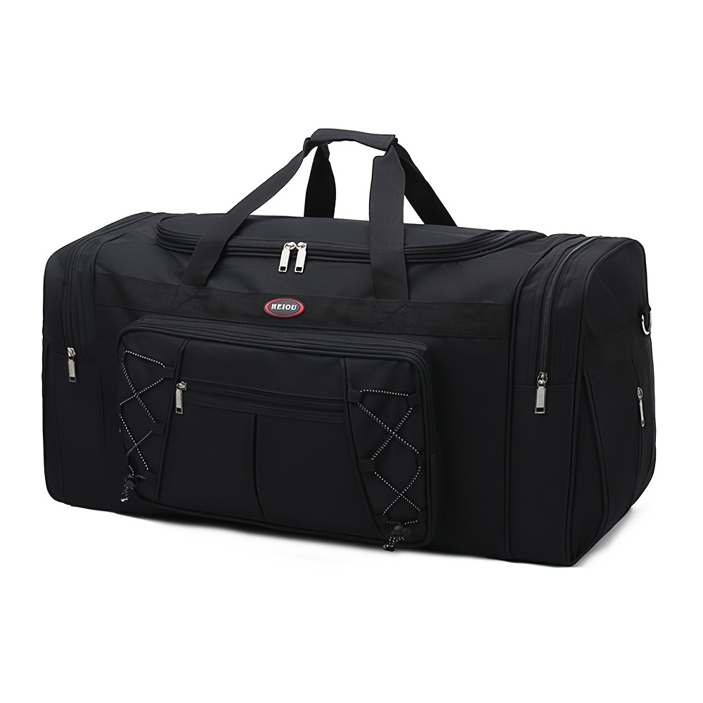 TEMU 72l Large Luggage Duffle Bag Foldable Lightweight Weekender Travel Bag Multi-functional Carry Bag For Men Women