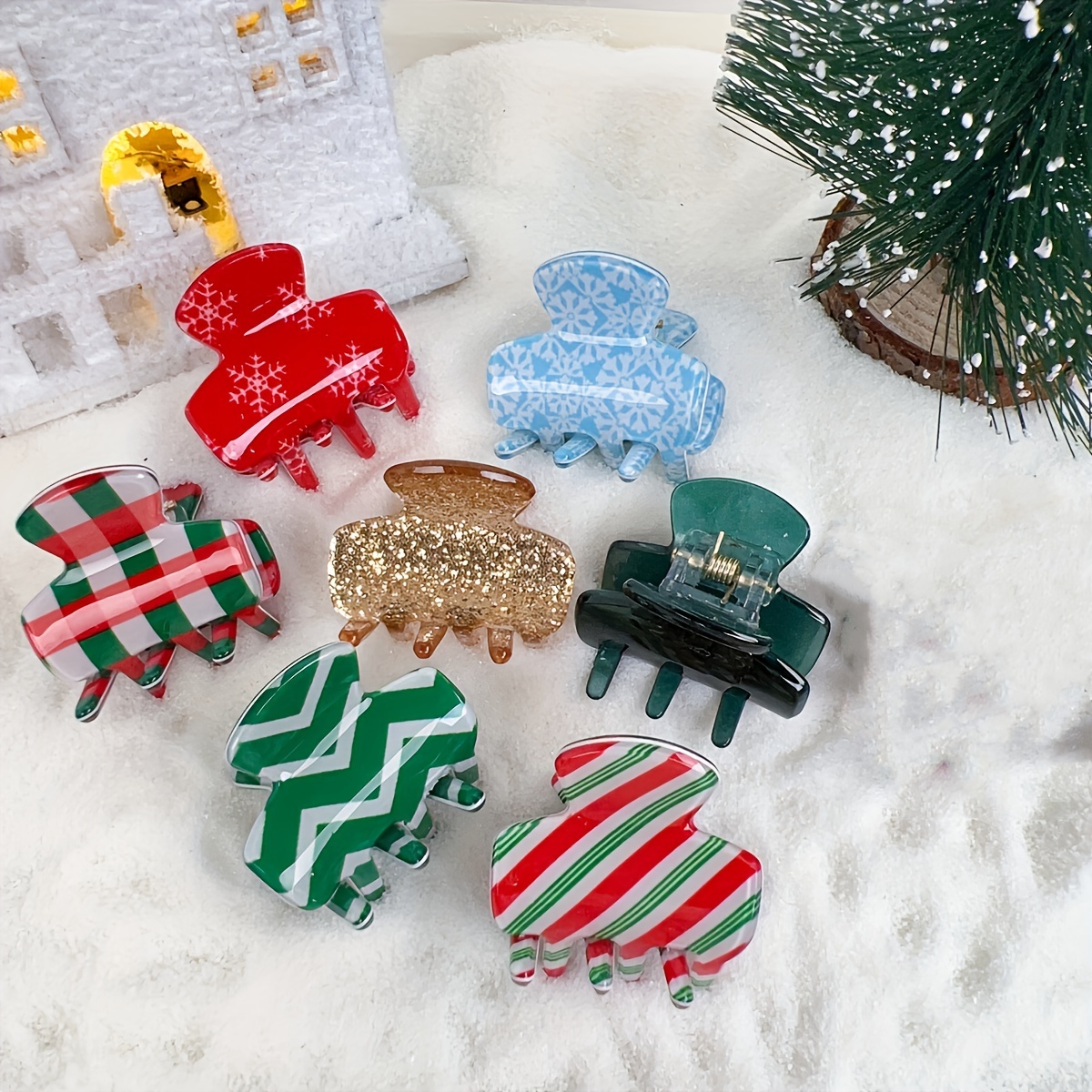 

7pcs Christmas Set, & , Mixed , , Small Size, For And Adults, Accessories For And