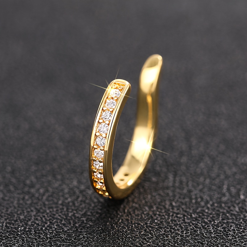 Image of 1 Stylish And Minimalist Tragus Ring With A Synthetic Synthetic Zirconia Ear Cuff, Jewelry Suitable For Daily Wear