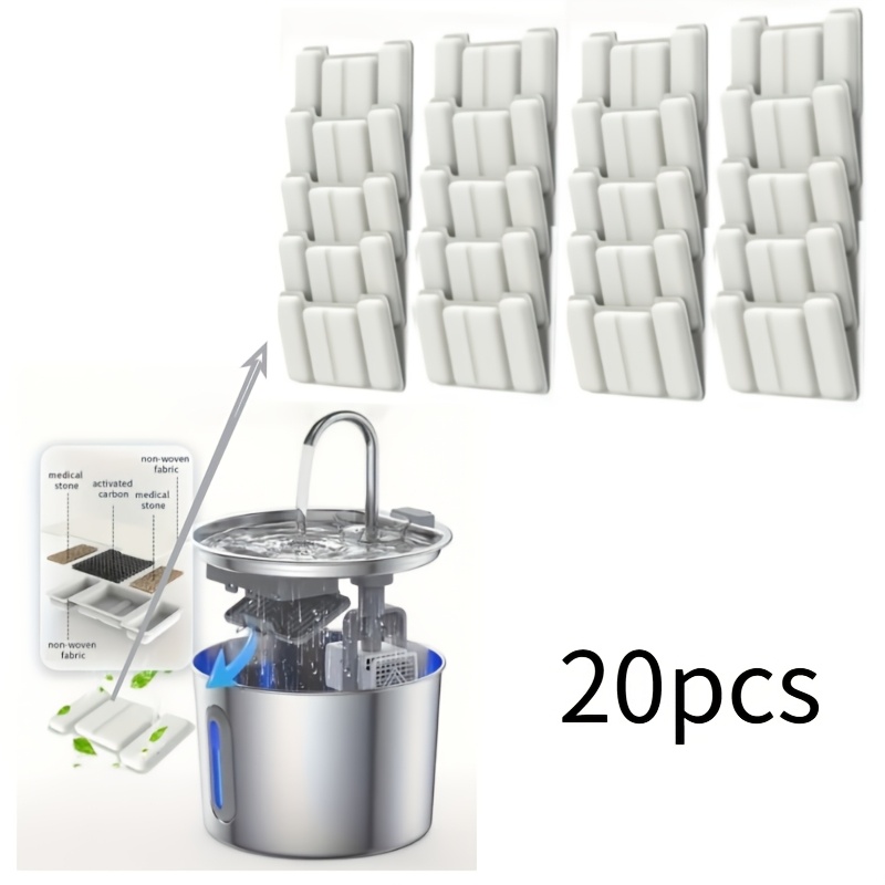 10/20pcs Cat Water Fountain Filter- Suit For Pet Water Fountain For Indoor