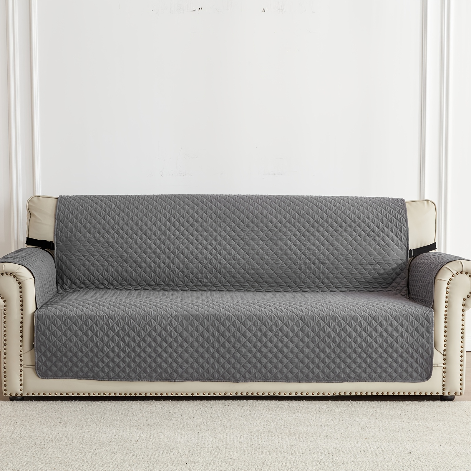 Image of 1pc Pet Non-slip Sofa Cushion, Pet Non-slip Wear-resistant Sofa Pet Sofa Cover, Washable, Suitable For Living Room Bedroom Decor, 2-4 Seater Sofa Cushion
