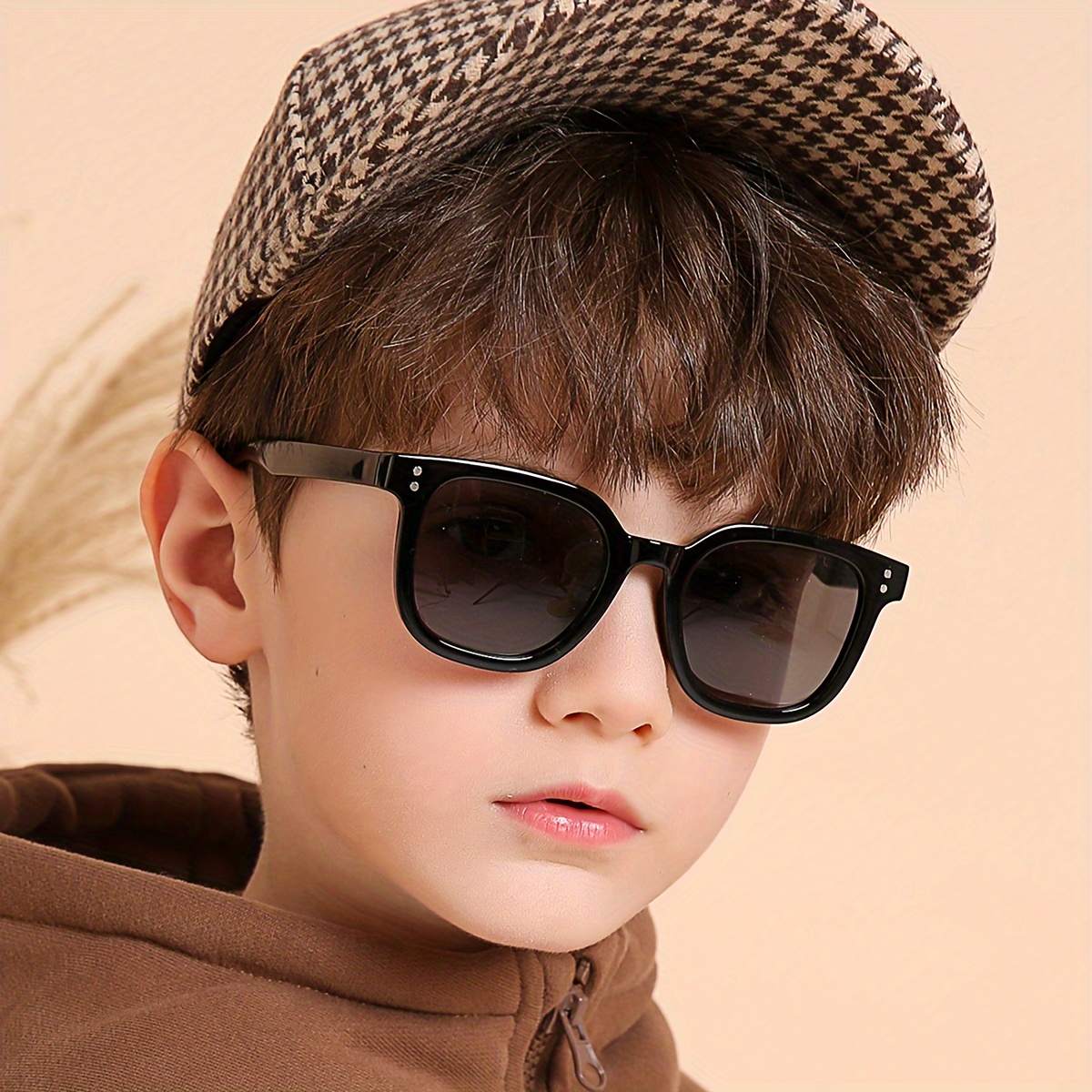 

Sweet Lovely Classic Versatile Square Frame Fashion Glasses, For Boys Girls Outdoor Sports Party Vacation Travel Supply Photo Prop
