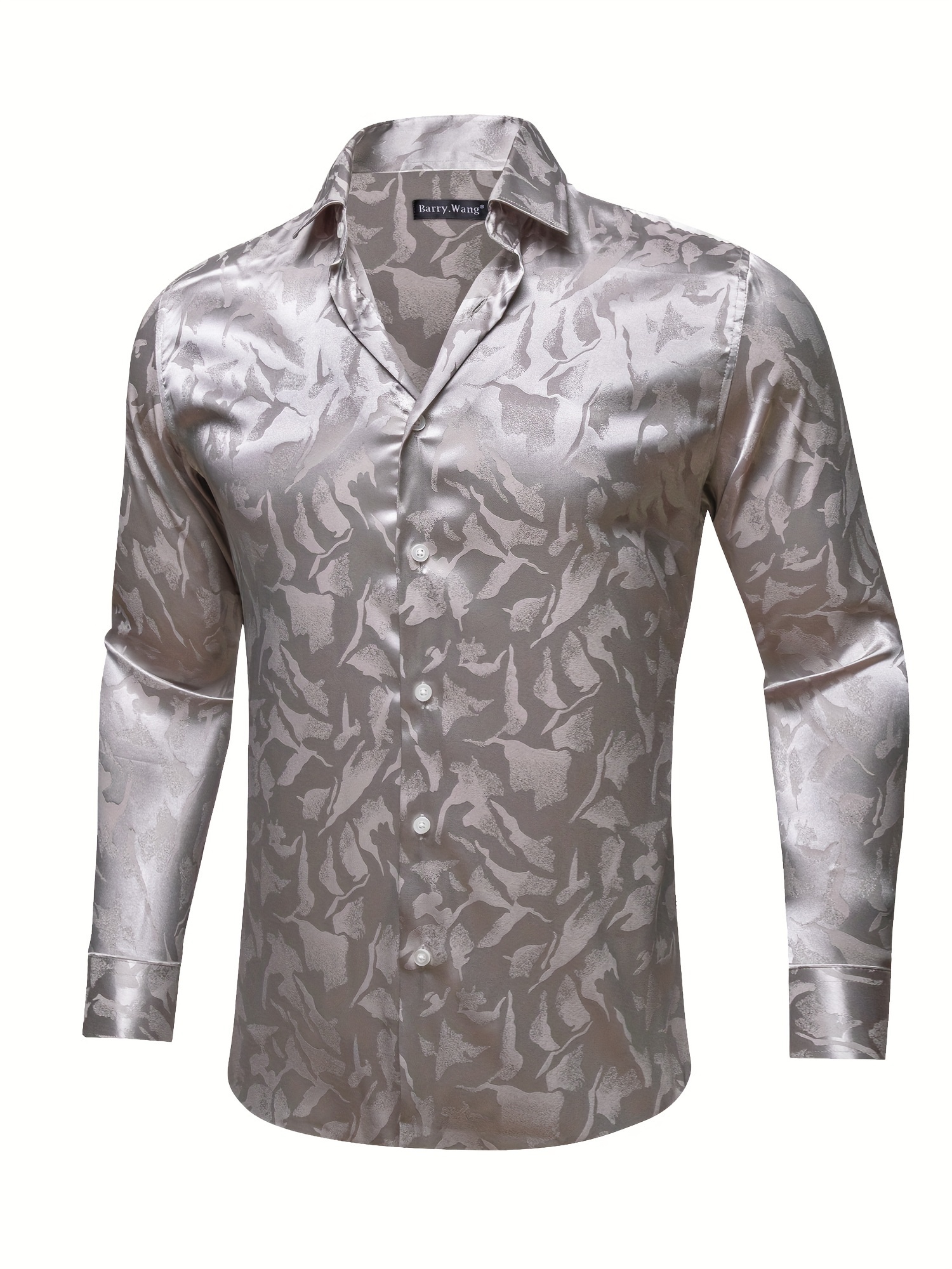 Mens Silver Shirt - Temu