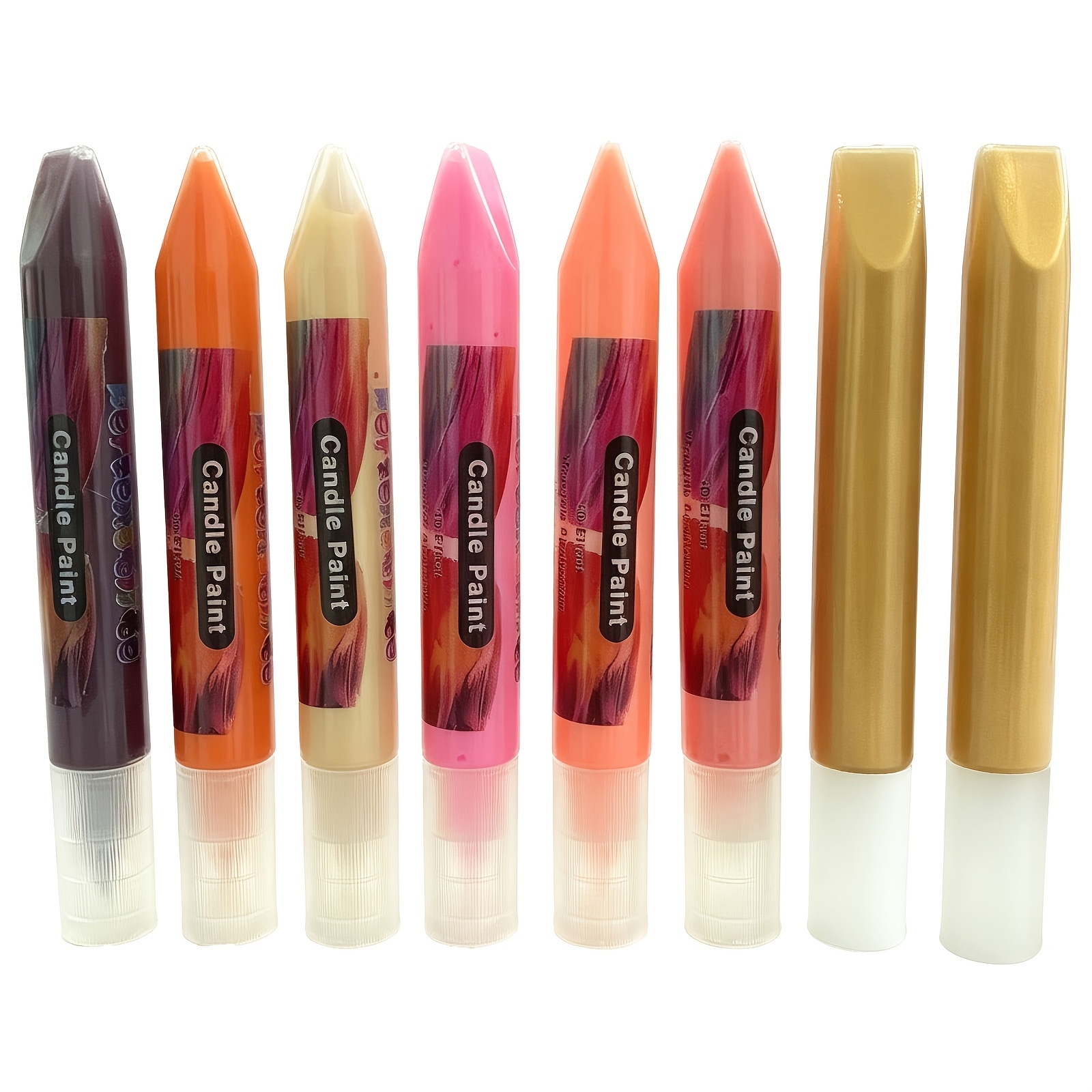 TEMU [Pour professionnel] Pigment de bougie 3D 8 couleurs (10 ml/0,35 oz), idéal pour la création de bougies, de céramiques et de verre, passionnés,