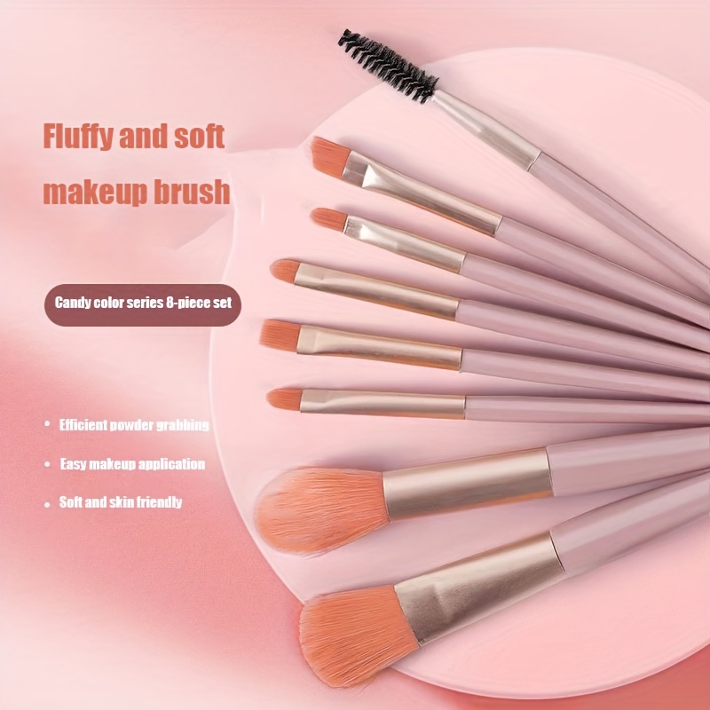 Make-up Pinsel Set - 3 Pinsel + 2 Puffs Für Foundation & Concealer, Professionell