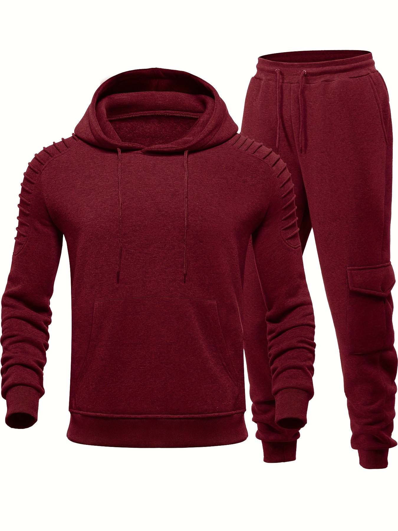 s Tracksuit 2 Piece Pullover Hoodie Sweatsuit Sets Casual Jogging Athletic Suits With Drawstring