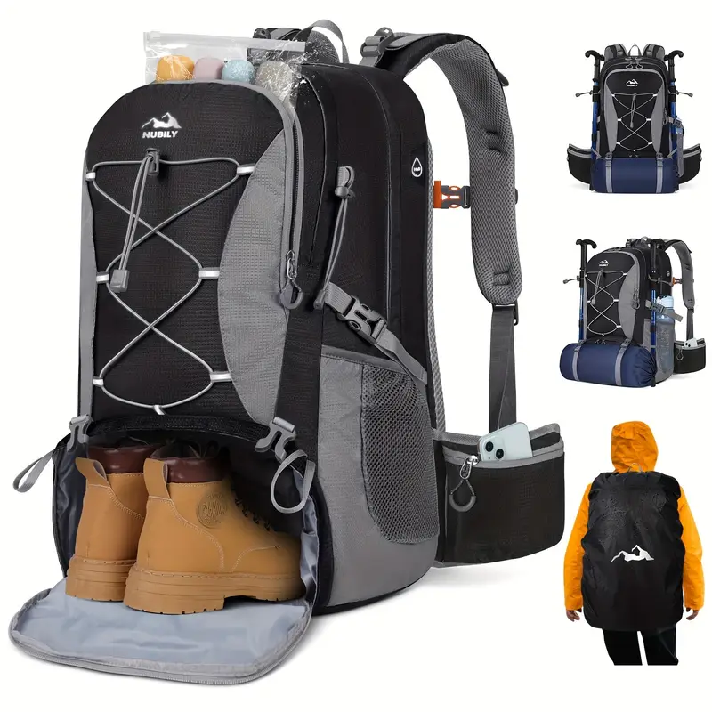 50l hiking backpack waterproof camping backpack men - Temu 50l hiking backpack waterproof camping backpack men - Temu