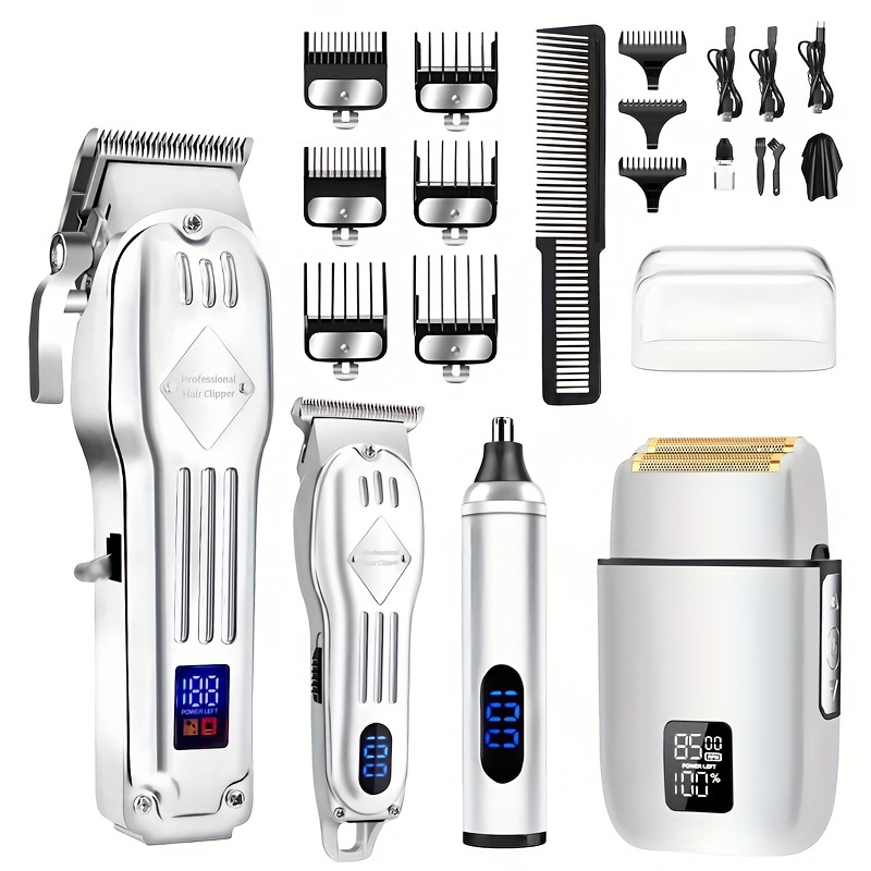 

For Men Gapped Rechargeable Grooming Set Led Display, For Men