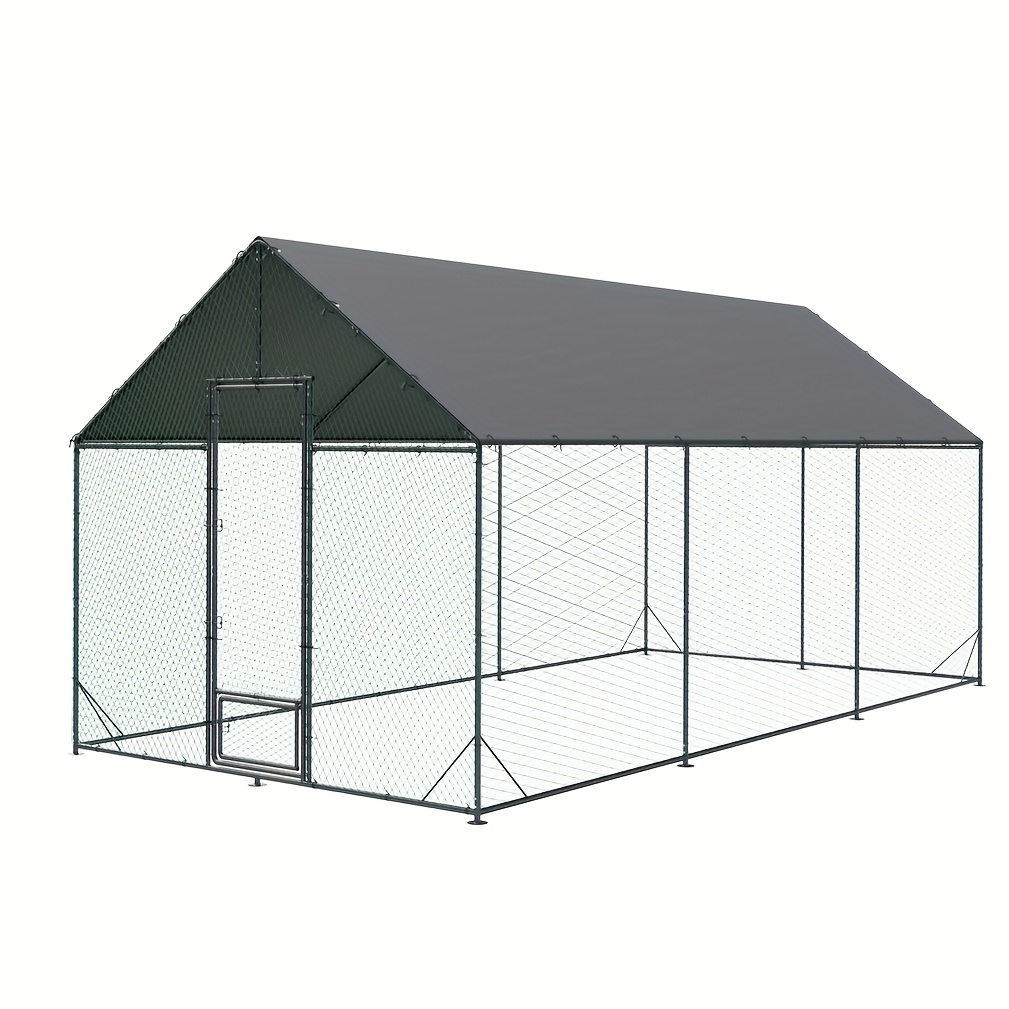 1pc 6m xxl large heavy duty metal walk in chicken coop chicken runs cage fencing pens case for rabbit goose ducks chickens thicken   Product details 3