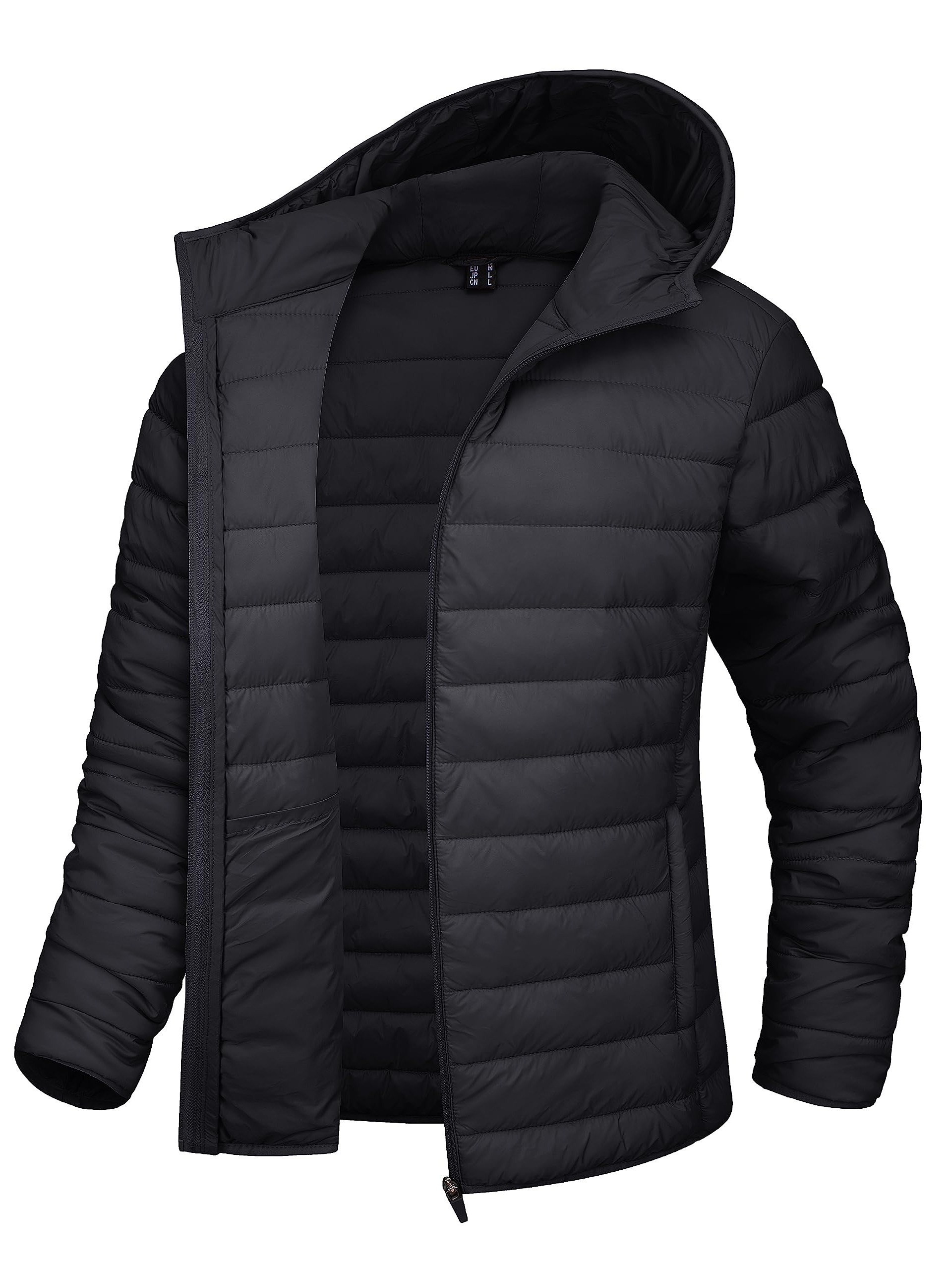 CRONOS Padded hooded jacket【BLACK】 – クロノス CRONOS