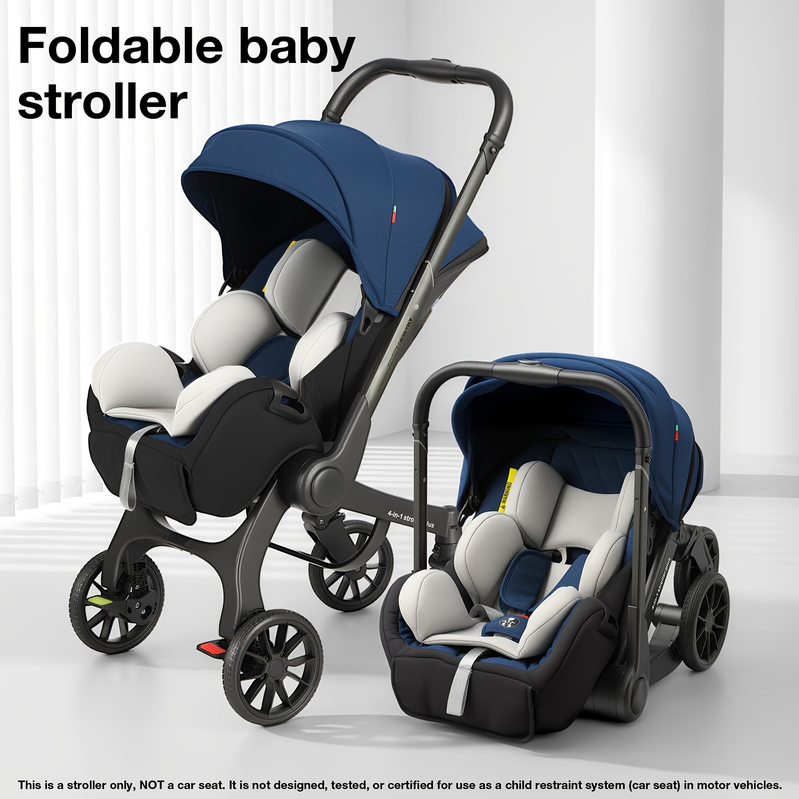 3 in 1 baby stroller sold on Temu United States