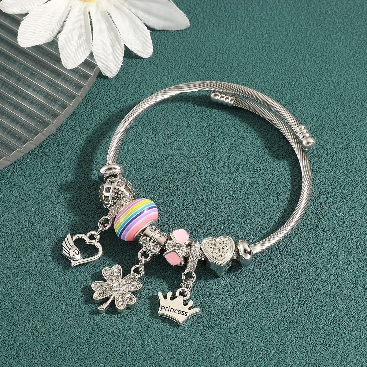 Pulsera Perlas Colgante Concha Mujeres Niños Regalo Joyería Temu Mexico