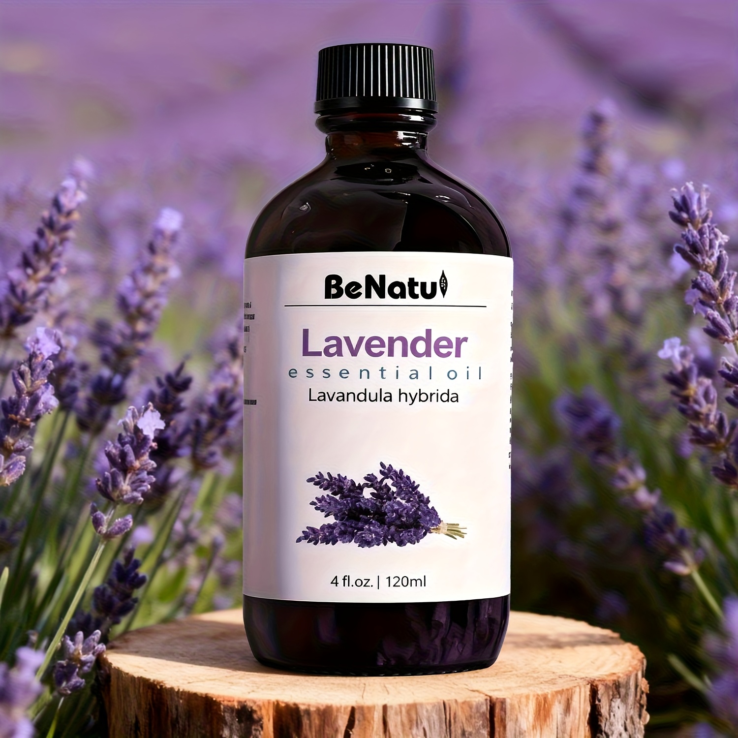 120ml (4oz) Lavender Essential Oil for Diffuser, Candle Making, Massage, Soap DIY, and Home Fragrance