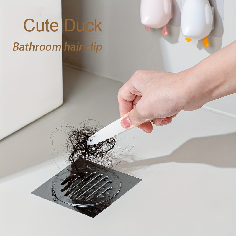 1pc hair and   cleaner for drain outlets designed in a   shape suitable for cleaning hair in kitchen sinks and bathrooms reusable   with clips and   pieces Product details 3