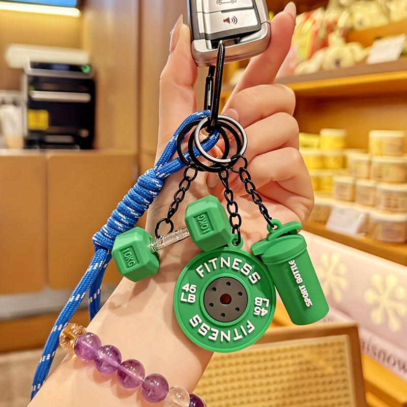 detachable barbell plates keychain dopamine d shaped - Temu Oman